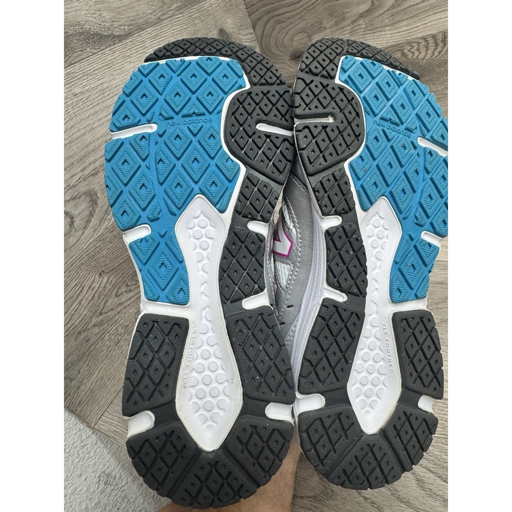 Women's New Balance 470 V4 Gray White Blue Wide Running Shoes / W470SP4 / Size 8 - Picture 4 of 11